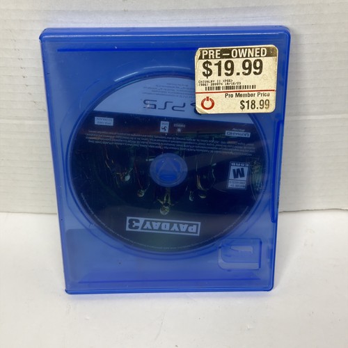 Pay day sony playstation - day,