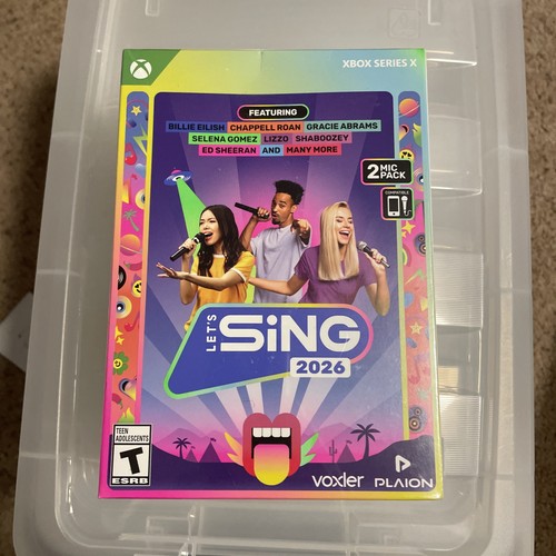 Lets sing 2026 mics - +, for